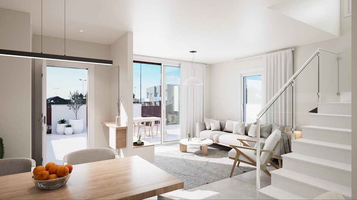 Dom szeregowy z 3 sypialniami, 99m² w Pilar de la Horadada, Hiszpania [ID: 0137-N8519]