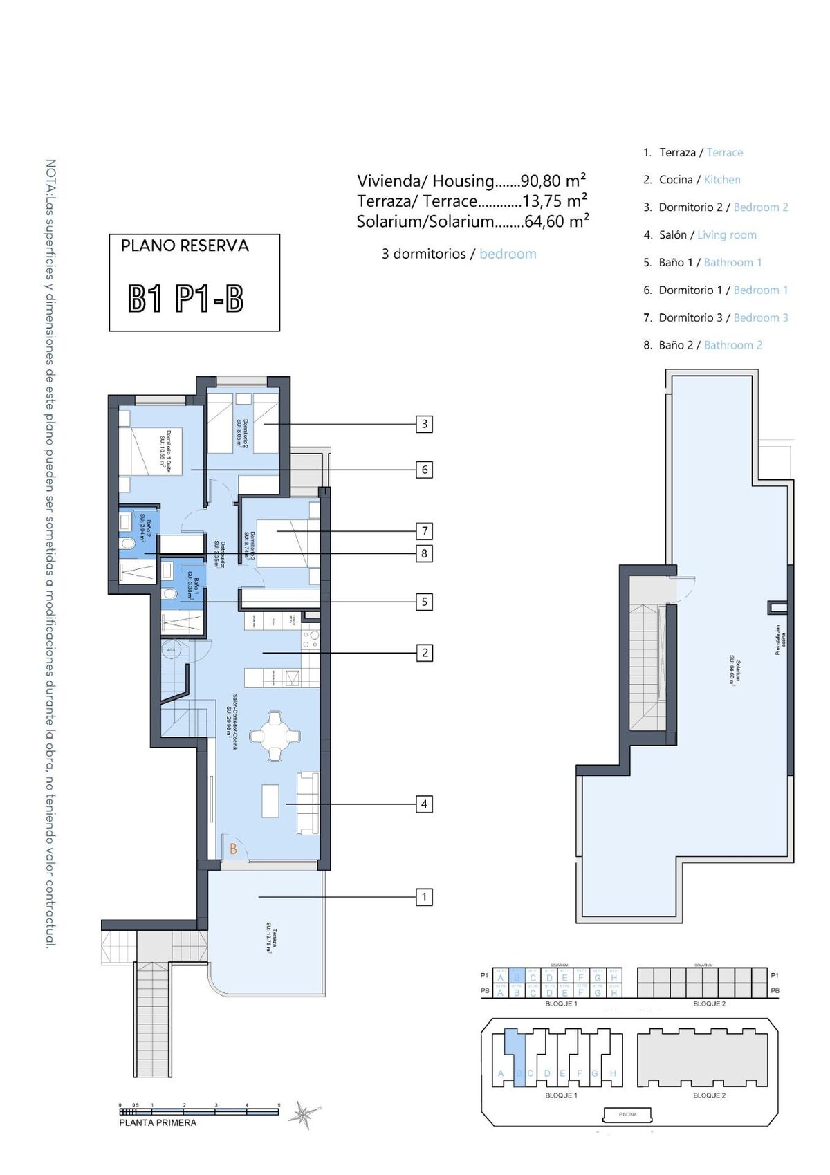 Бунгало с 3 спальнями, 90м² в Долорес, Испания [ID: 0137-N8487]