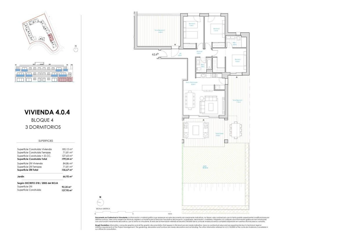Квартира с 3 спальнями, 137м² в Касарес, Испания [ID: 0137-N8445]