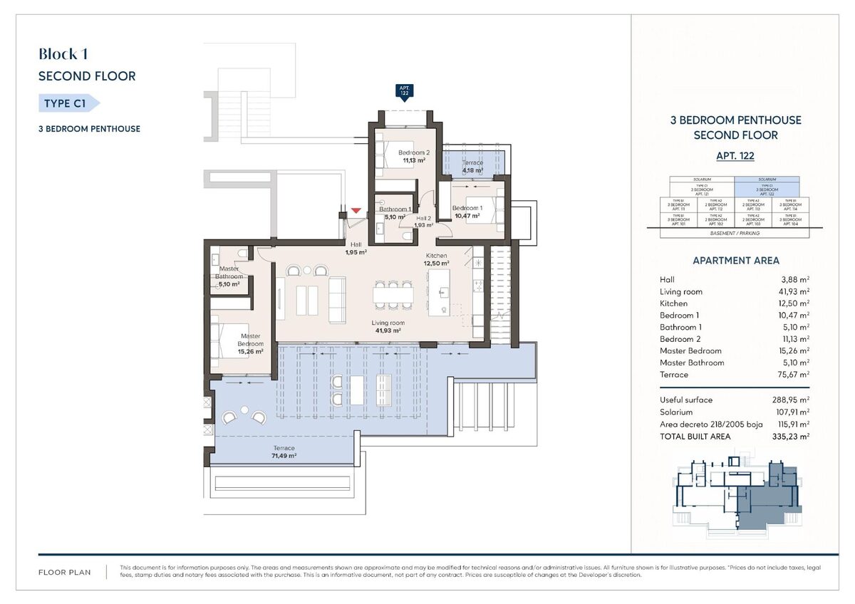 Пентхаус с 3 спальнями, 335м² в Эстепона, Испания [ID: 0137-N8398]