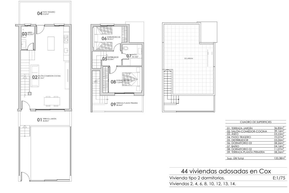 Таунхаус з 2 спальнями, 81м² в Кокс, Іспанія [ID: 0137-N8413]