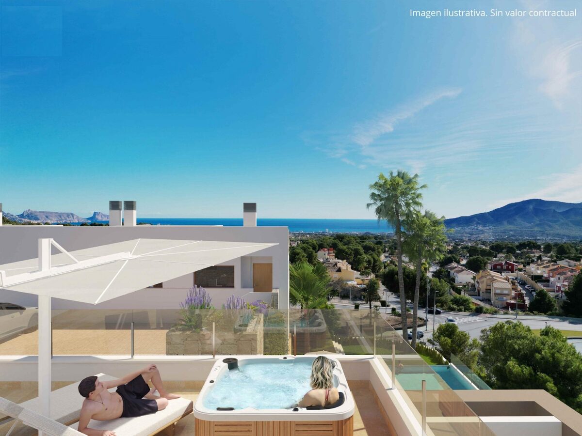 Townhouse with 4 bedrooms, 172m² in La Nucia, Spain [ID: 0137-N8389]