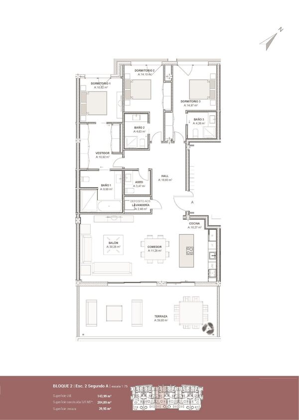 Penthouse w Estepona, Hiszpania, 204m² - obraz 11