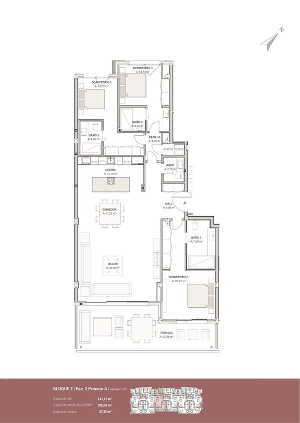 Apartament w Estepona, Hiszpania, 205m² - obraz 11