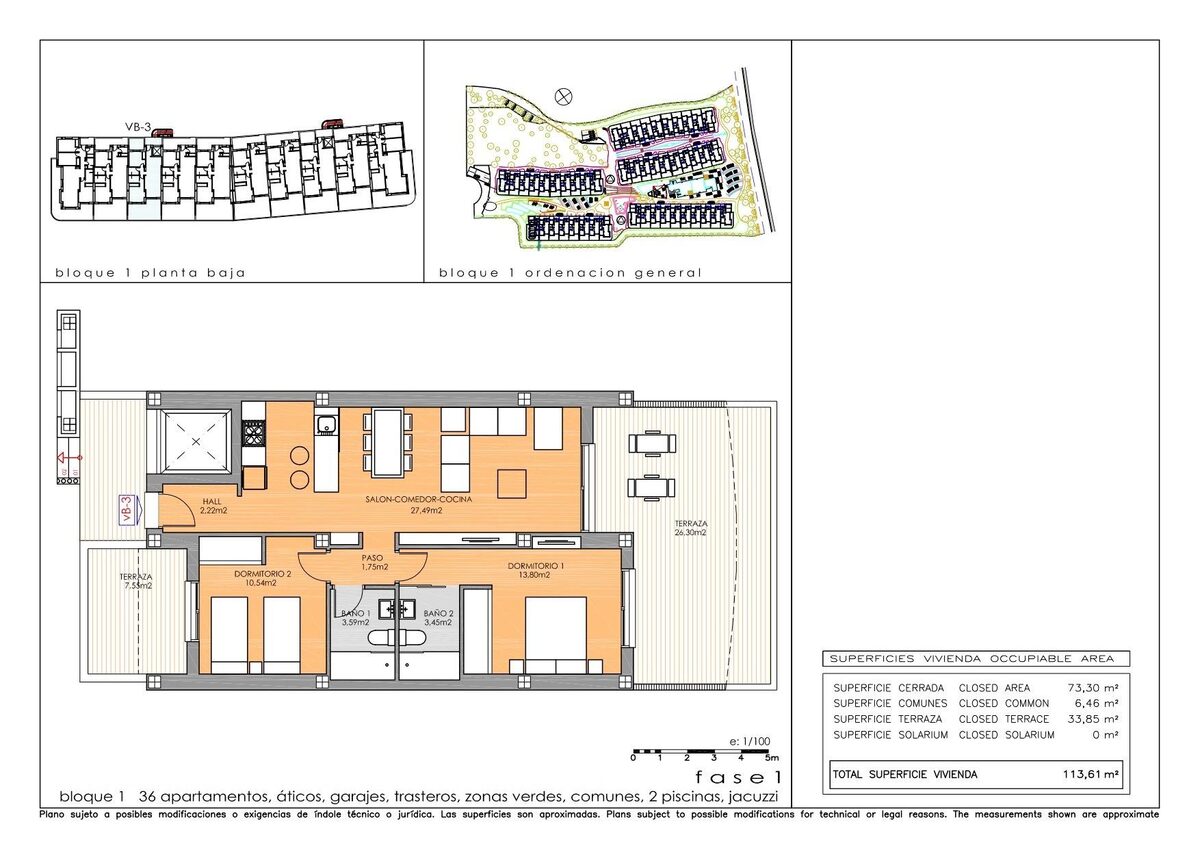 Квартира з 2 спальнями, 73м² в Оріуела Коста, Іспанія [ID: 0137-N5809]