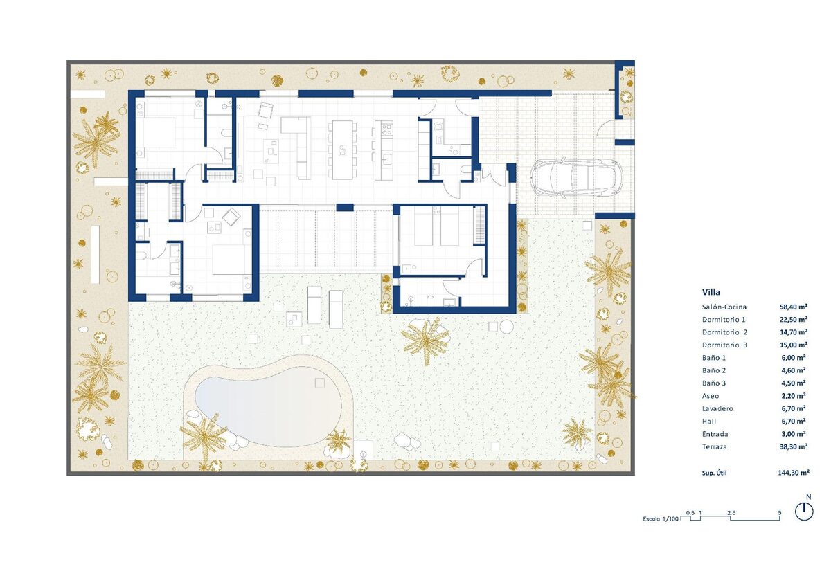 Villa with 3 bedrooms, 213m² in Banos y Mendigo, Spain [ID: 0137-N8305]