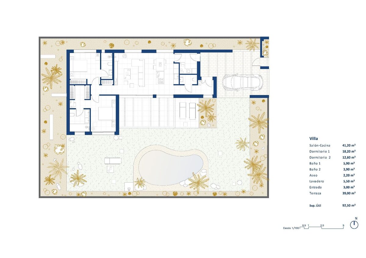 Villa with 2 bedrooms, 115m² in Banos y Mendigo, Spain [ID: 0137-N8306]