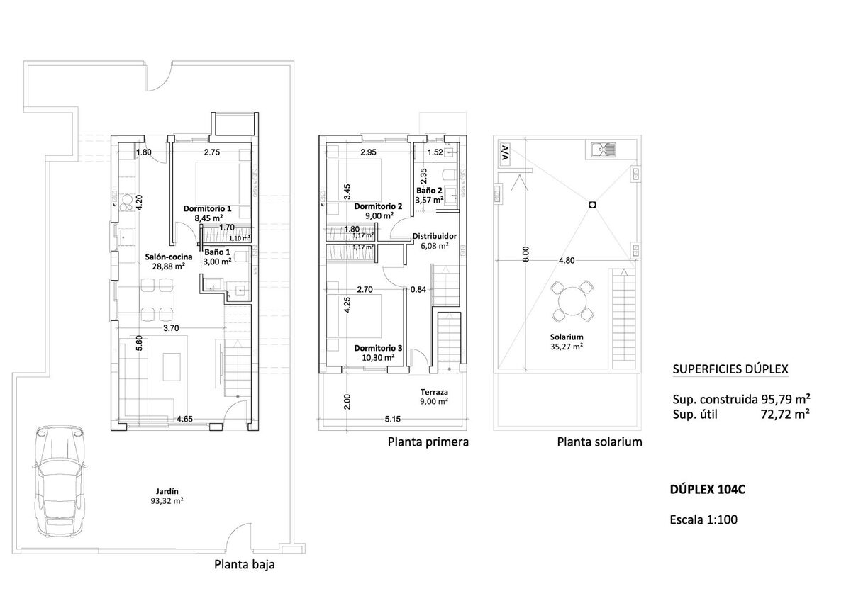 Villa with 3 bedrooms, 96m² in Pilar de la Horadada, Spain [ID: 0137-N8276]