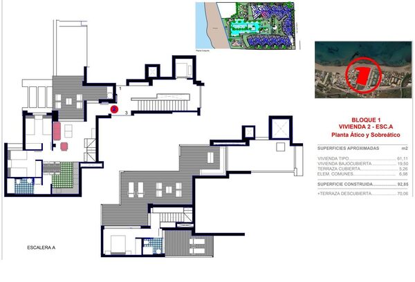 Penthouse w Denia, Hiszpania, 82m² - obraz 26