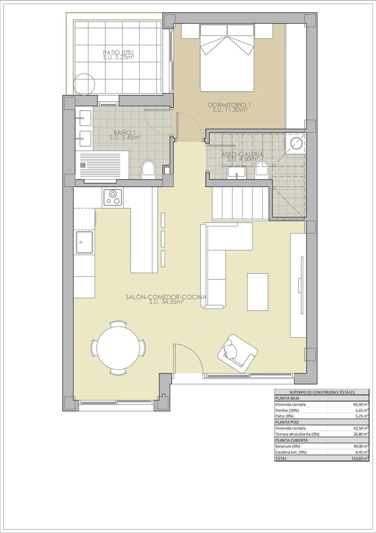 Таунхаус с 3 спальнями, 113м² в Рохалес, Испания [ID: 0137-N8233]
