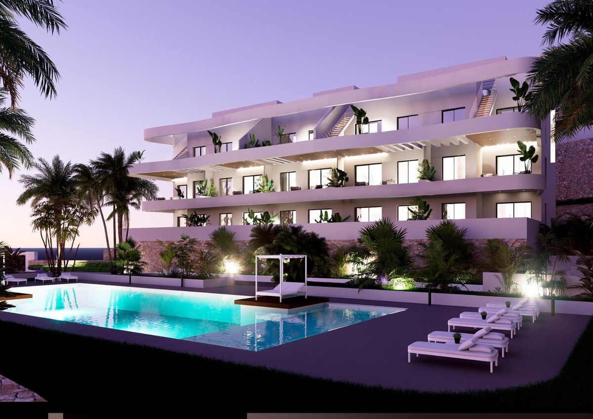 Penthouse with 2 bedrooms, 68m² in Finestrat, Spain [ID: 0137-N8215]