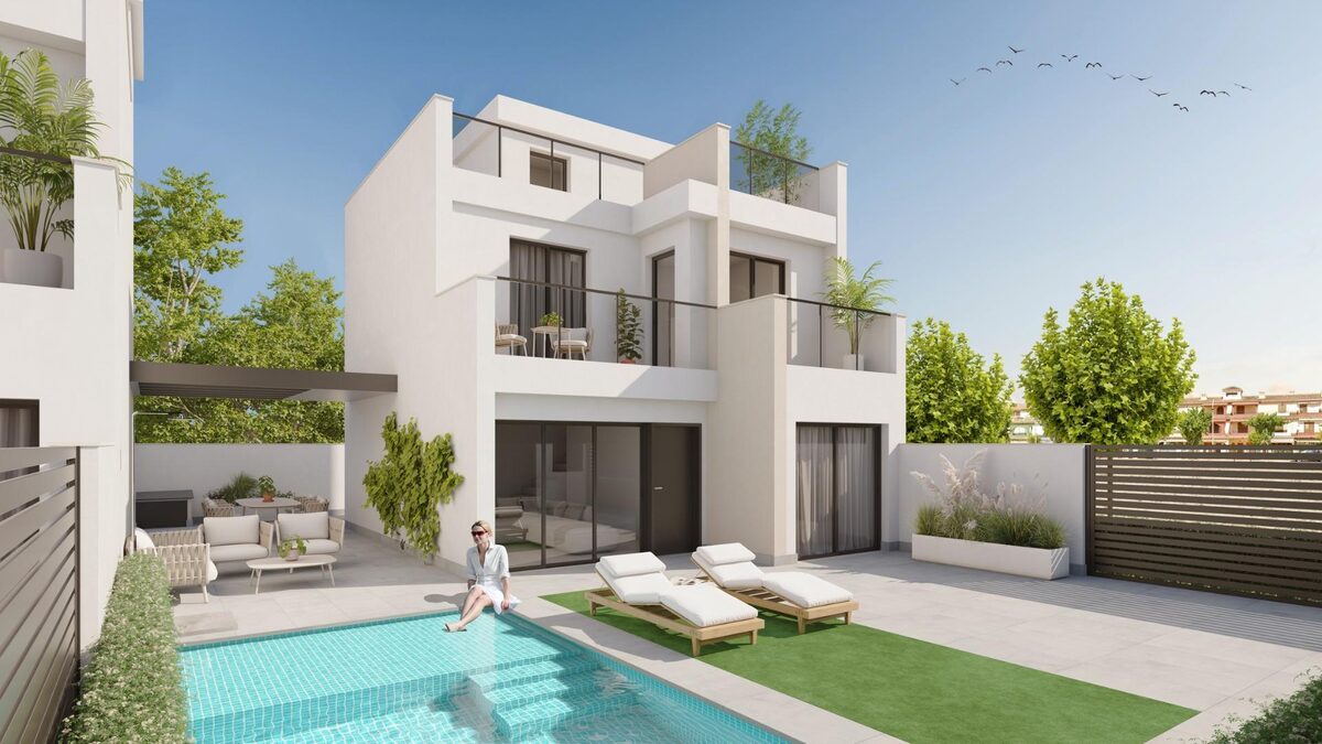 Willa z 3 sypialniami, 118m² w Los Alcazares, Hiszpania [ID: 0137-N8198]