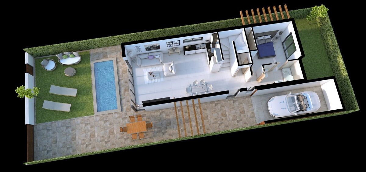 Willa z 3 sypialniami, 106m² w Los Alcazares, Hiszpania [ID: 0137-N8181]