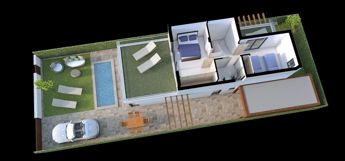 Willa z 3 sypialniami, 106m² w Los Alcazares, Hiszpania [ID: 0137-N8181]