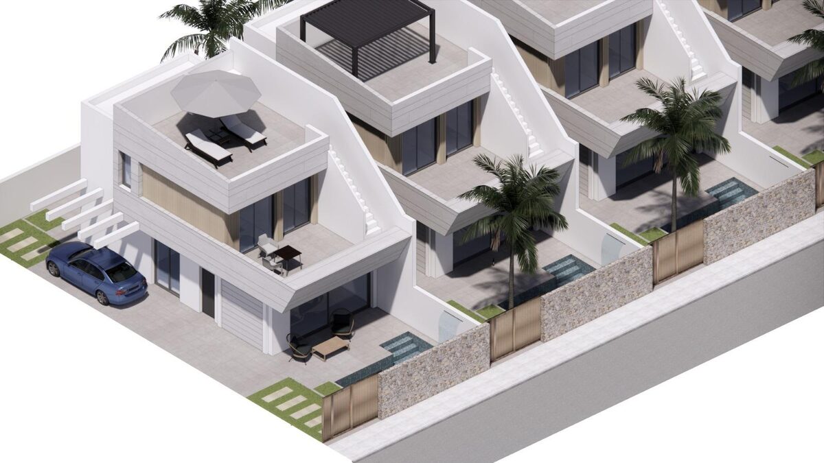 Вілла з 3 спальнями, 127м² в Сан-Хав'єр, Іспанія [ID: 0137-N8115]