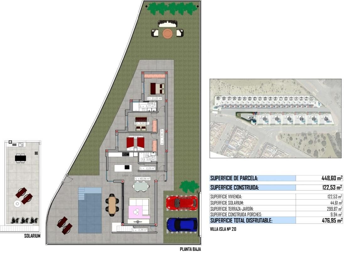 Вілла з 3 спальнями, 117м² в Сан Хуан де лос Террерос, Іспанія [ID: 0137-N7351]