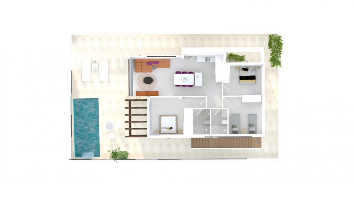 Villa with 3 bedrooms, 90m² in Vera, Spain [ID: 0137-N6256]