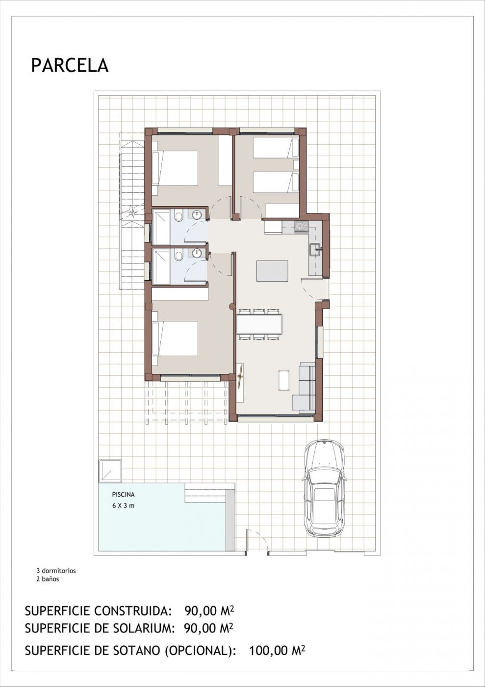 Villa with 3 bedrooms, 90m² in Vera, Spain [ID: 0137-N6256]