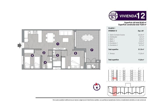 Apartament w Torrevieja, Hiszpania, 65m² - obraz 44
