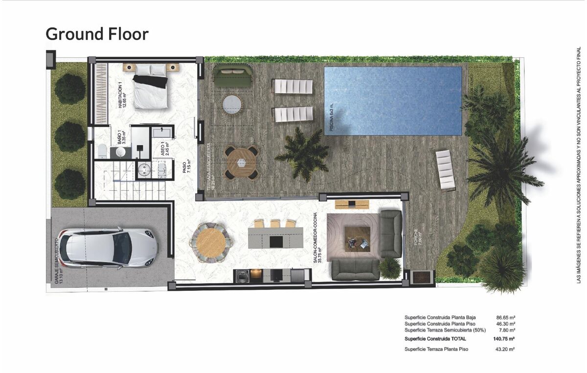 Villa with 3 bedrooms, 140m² in Almoradi, Spain [ID: 0137-N7669]