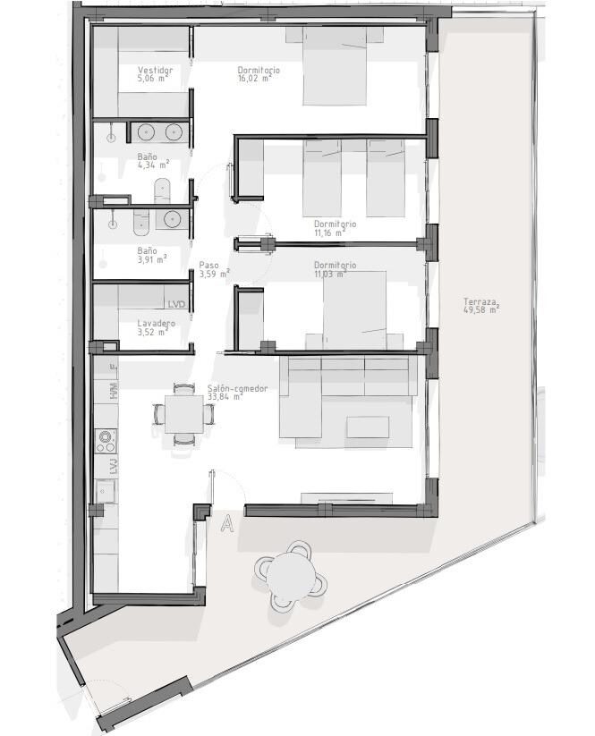Квартира з 3 спальнями, 110м² в Агілас, Іспанія [ID: 0137-N8073]
