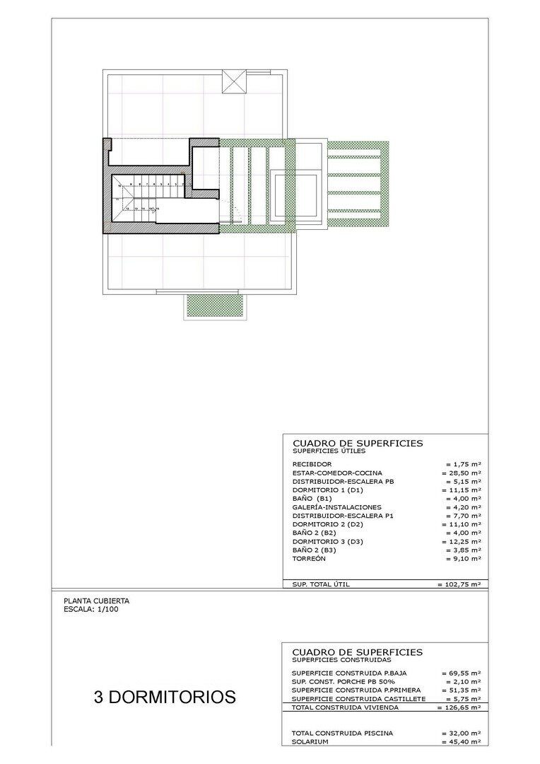Willa z 3 sypialniami, 126m² w Cartagena, Hiszpania [ID: 0137-N5904]
