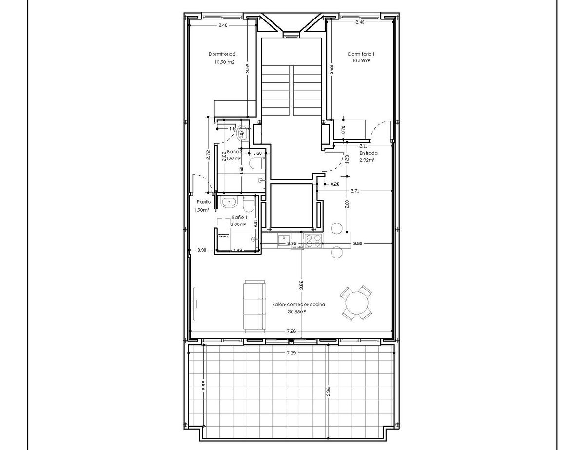 Пентхаус з 2 спальнями, 74м² в Аліканте, Іспанія [ID: 0137-N8022]