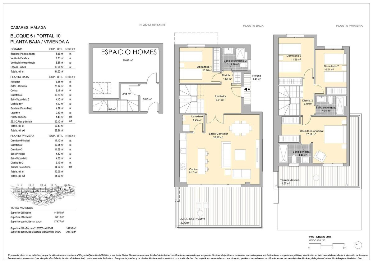 Квартира з 4 спальнями, 201м² в Касарес, Іспанія [ID: 0137-N7966]