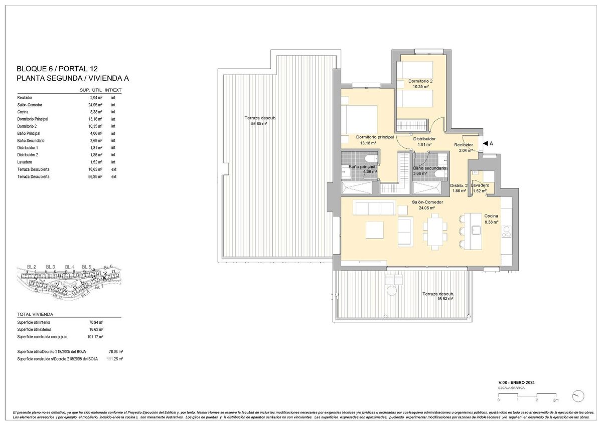 Penthouse z 2 sypialniami, 111m² w Casares, Hiszpania [ID: 0137-N7969]