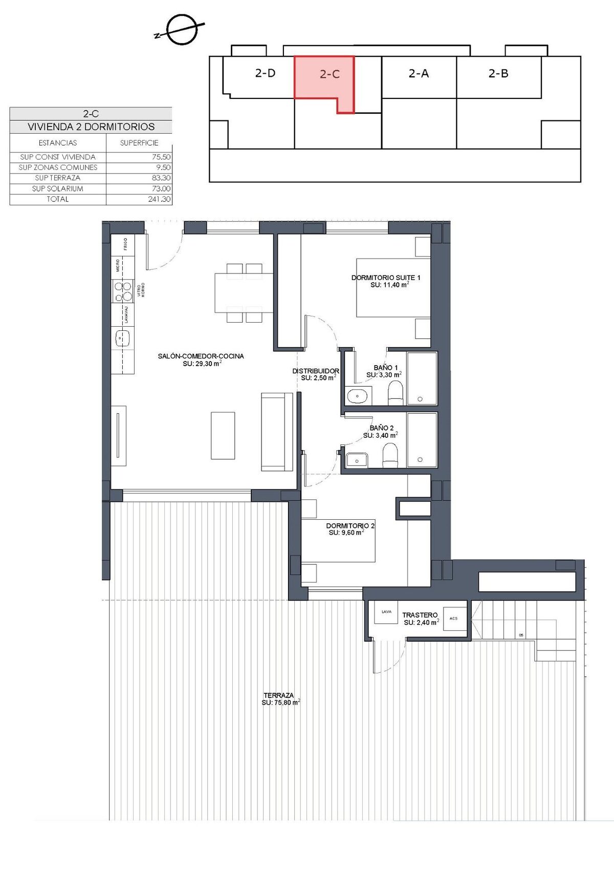 Пентхаус з 2 спальнями, 75м² в Беніхофар, Іспанія [ID: 0137-N7982]