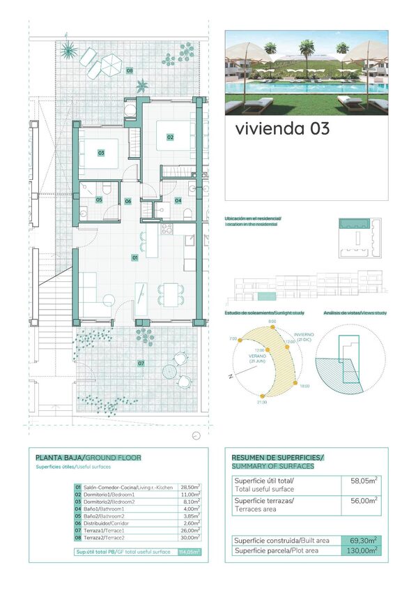Bungalow w Torrevieja, Hiszpania, 69m² - obraz 13