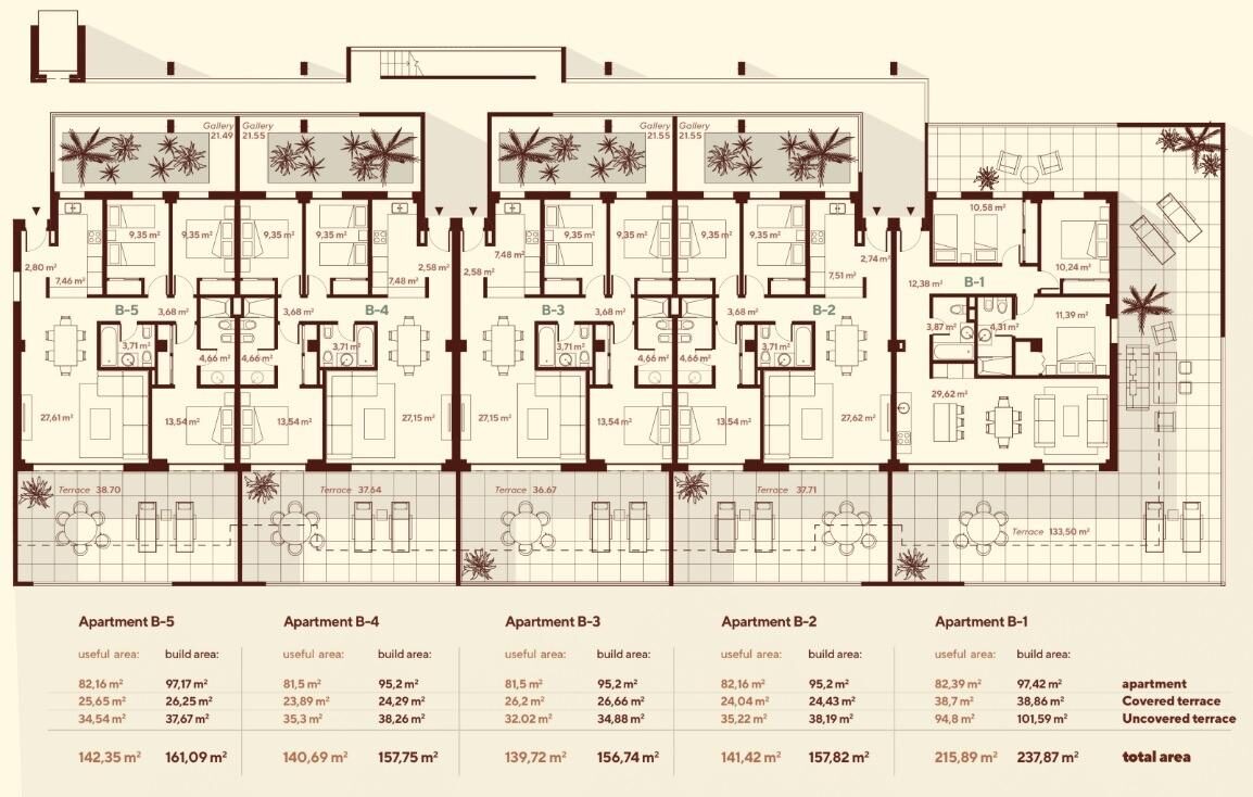Apartament z 3 sypialniami, 95m² w Mijas, Hiszpania [ID: 0137-N7934]
