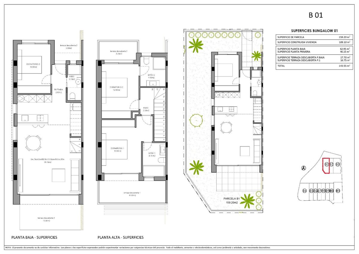 Вилла с 3 спальнями, 109м² в Финестрат, Испания [ID: 0137-N7870]