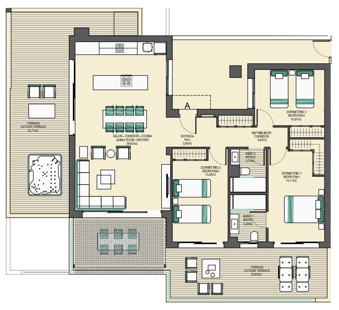 Apartment with 3 bedrooms, 156m² in Casares, Spain [ID: 0137-N7838]