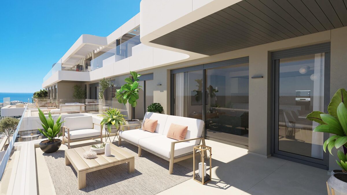 Penthouse z 2 sypialniami, 86m² w Mijas, Hiszpania [ID: 0137-N7804]