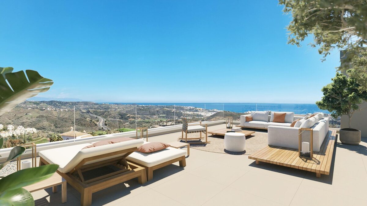 Penthouse z 2 sypialniami, 86m² w Mijas, Hiszpania [ID: 0137-N7804]