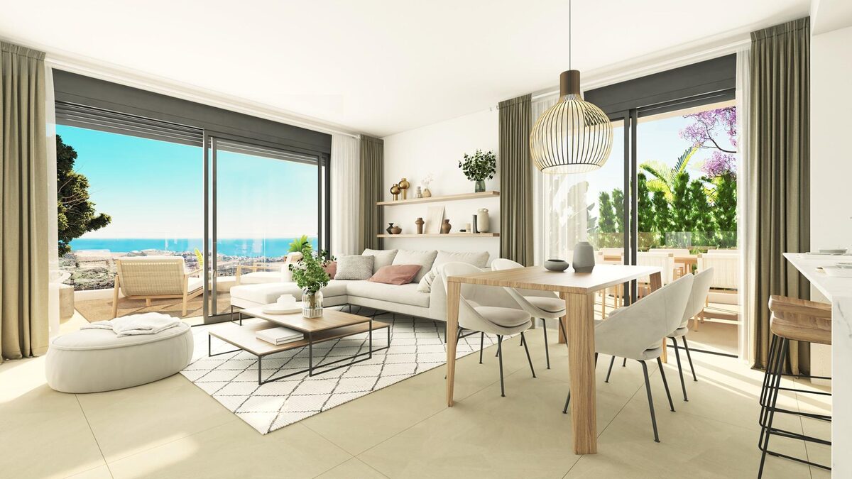 Penthouse z 2 sypialniami, 86m² w Mijas, Hiszpania [ID: 0137-N7804]