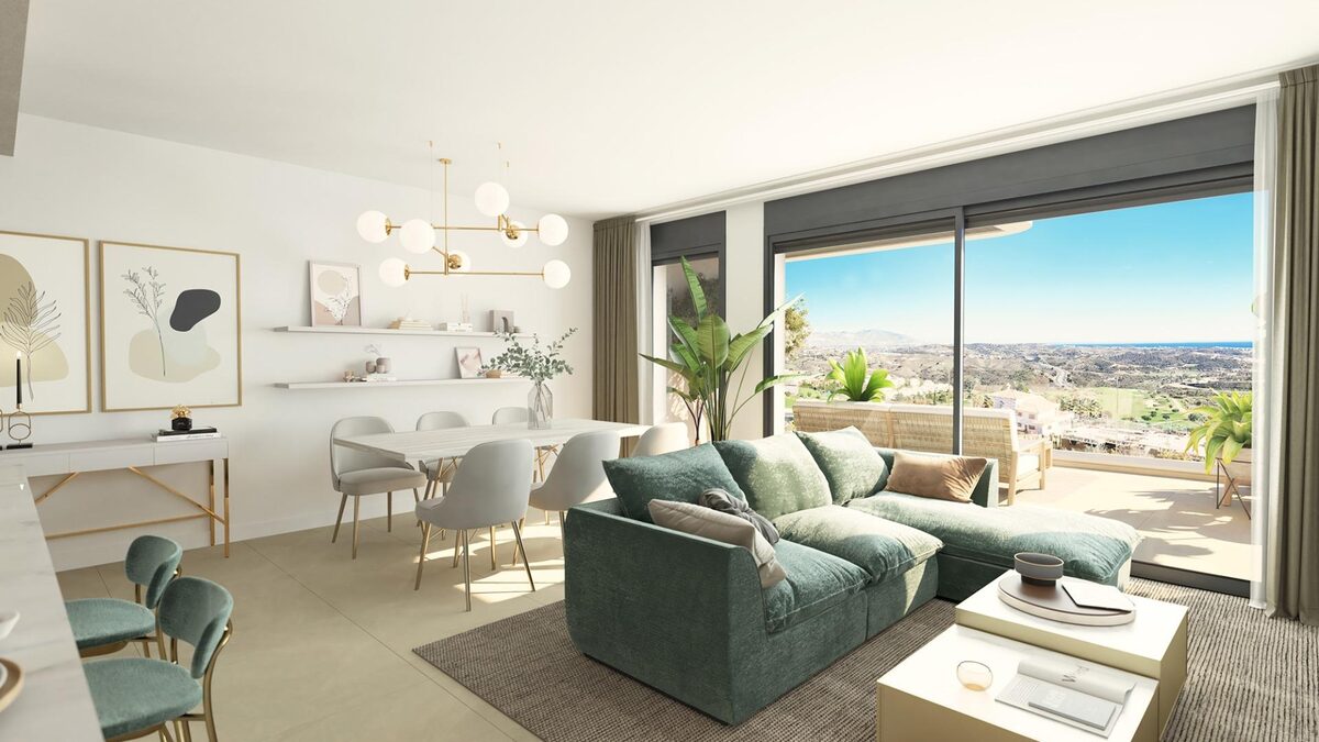 Penthouse z 2 sypialniami, 86m² w Mijas, Hiszpania [ID: 0137-N7804]