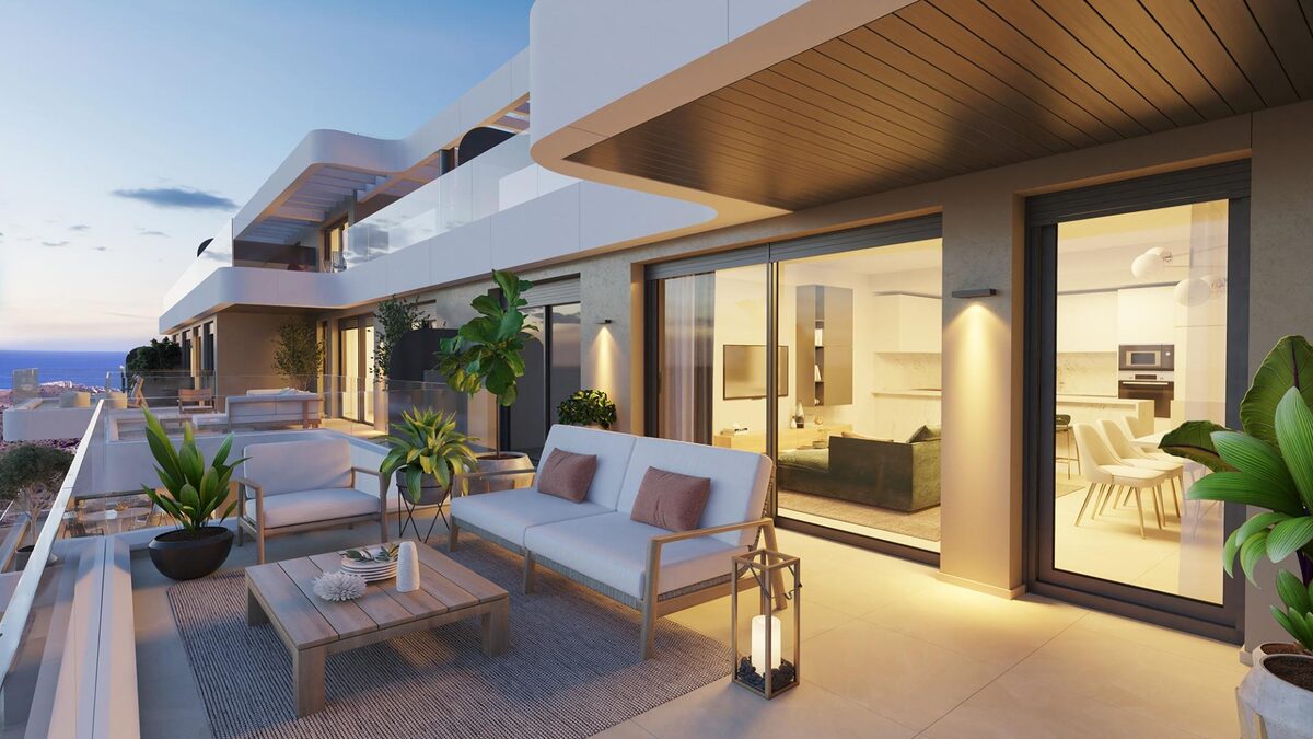 Penthouse z 2 sypialniami, 86m² w Mijas, Hiszpania [ID: 0137-N7804]