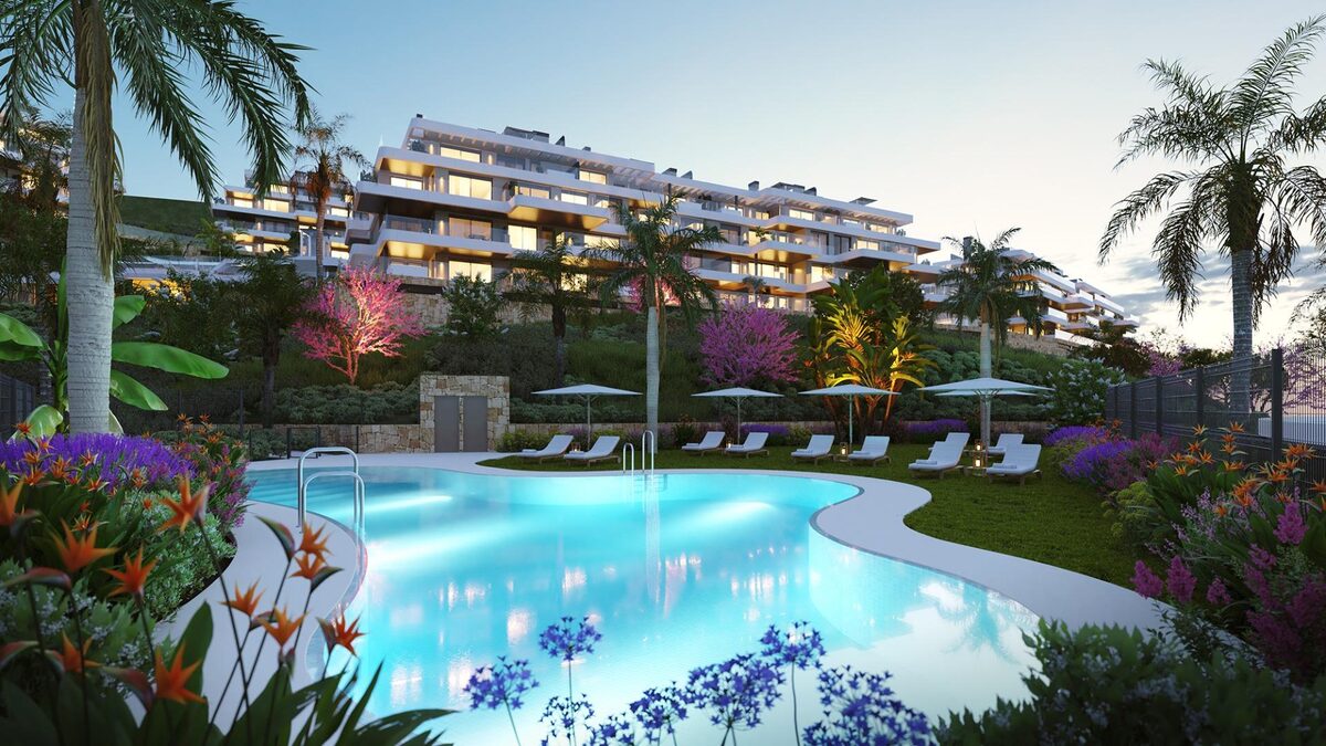 Penthouse z 2 sypialniami, 86m² w Mijas, Hiszpania [ID: 0137-N7804]