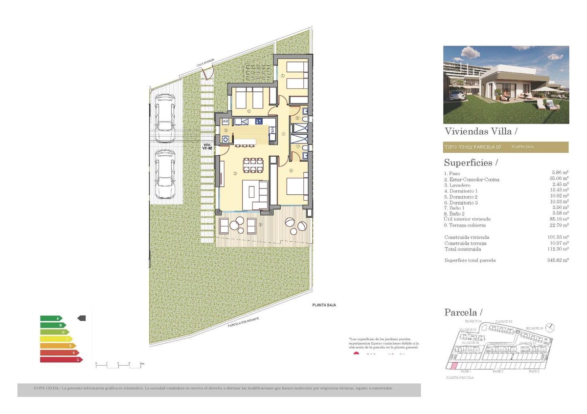 Willa z 3 sypialniami, 112m² w Mutxamel, Hiszpania [ID: 0137-N7821]