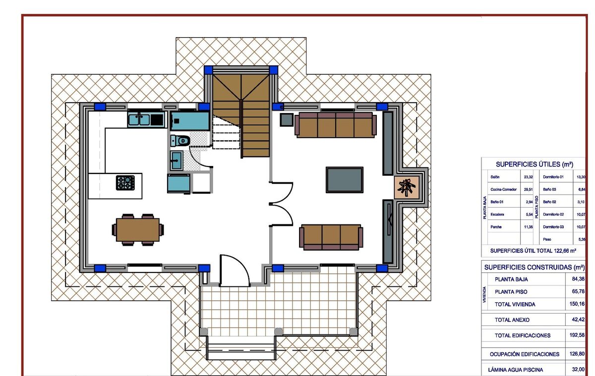Вилла с 4 спальнями, 150м² в Пиносо, Испания [ID: 0137-N7755]