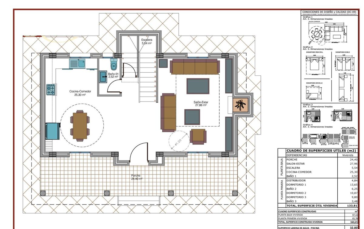 Вілла з 4 спальнями, 163м² в Піносо, Іспанія [ID: 0137-N7756]