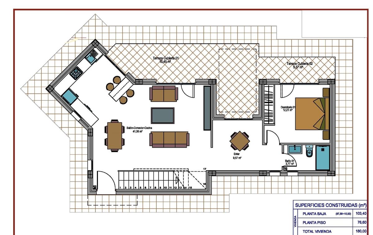 Villa with 4 bedrooms, 180m² in Pinoso, Spain [ID: 0137-N7763]