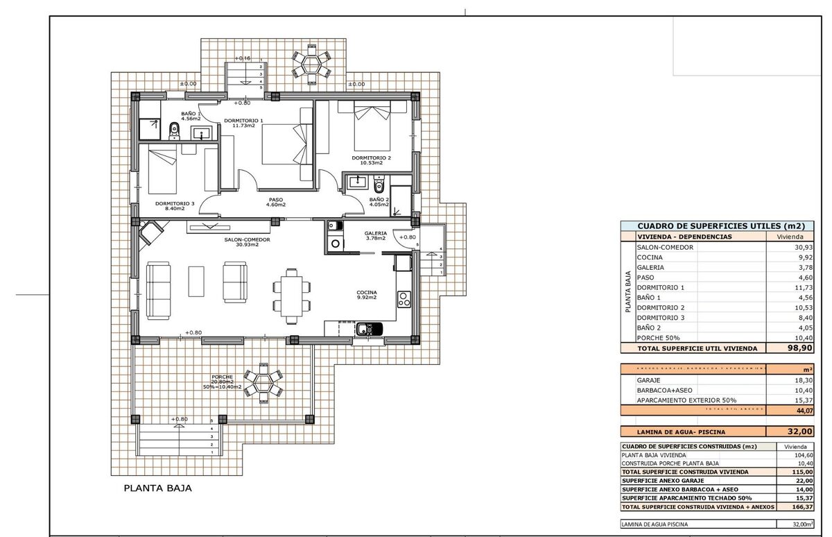 Villa with 3 bedrooms, 120m² in Pinoso, Spain [ID: 0137-N7754]
