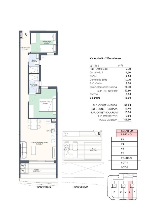 Penthouse w Torrevieja, Hiszpania, 64m² - obraz 13