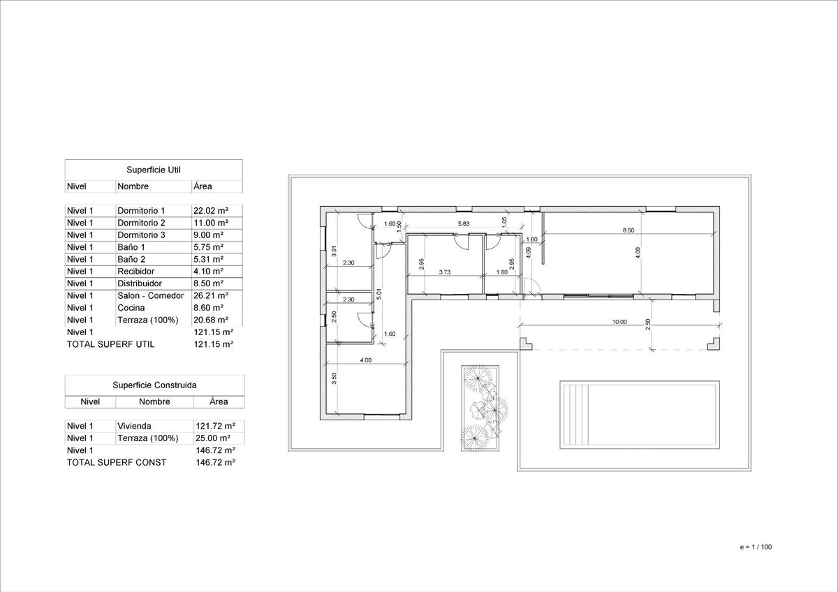 Villa with 3 bedrooms, 146m² in La Romana, Spain [ID: 0137-N7697]