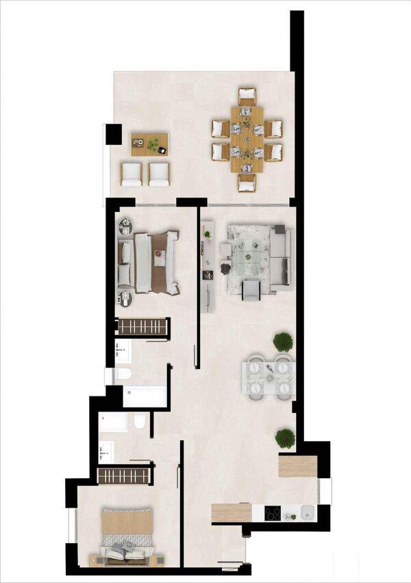 Apartament w Estepona, Hiszpania, 83m² - obraz 19