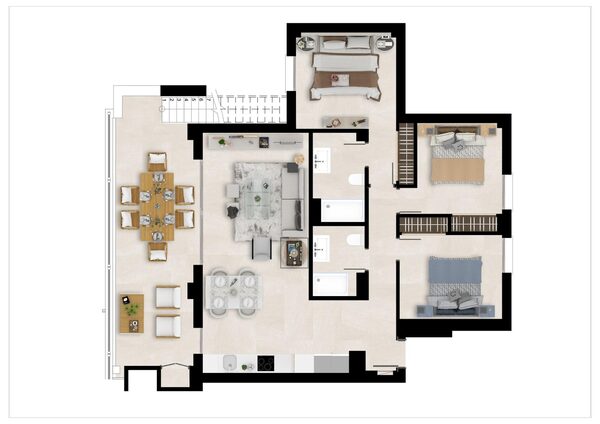 Пентхаус в Михас, Испания, 101м² - изображение 20