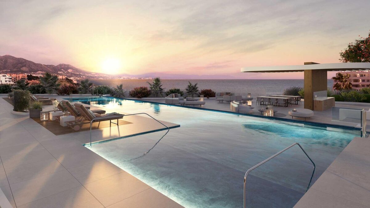 Penthouse z 3 sypialniami, 110m² w Mijas, Hiszpania [ID: 0137-N7554]